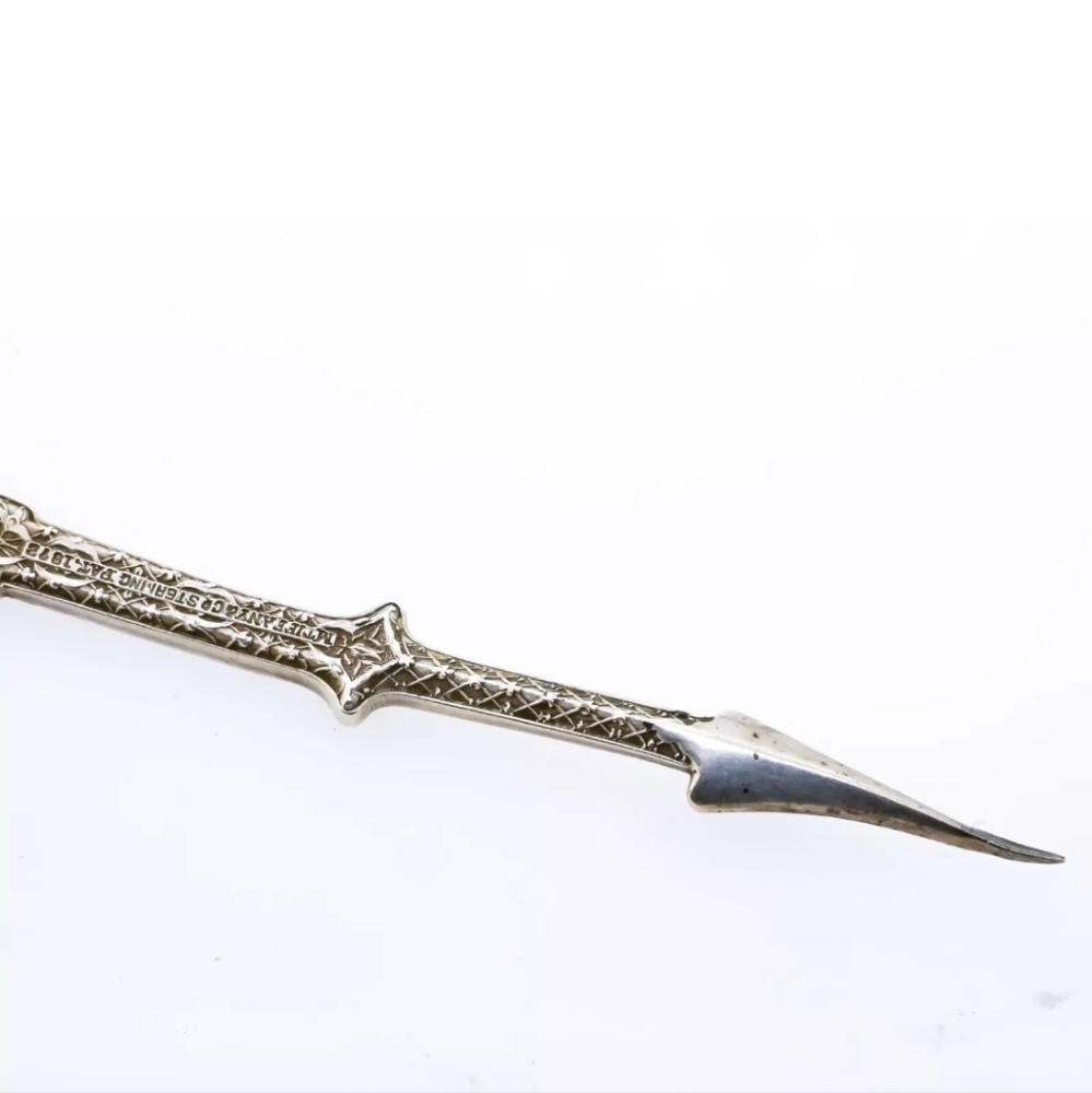 1872 Tiffany & Co. Persian Nut Pick Ring Sterling Silver Luxury Vintage #153 - Picture 9 of 17